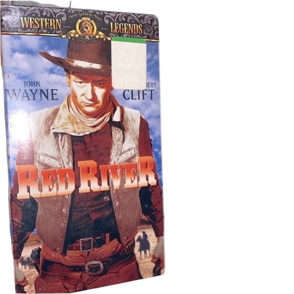 Red River John Wayne western movie vintage vhs tape new and sealed